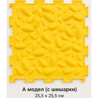 Орто килим - релеф шишарки