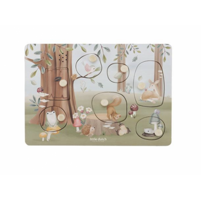 Дървен Музикален Пъзел Forest Friends