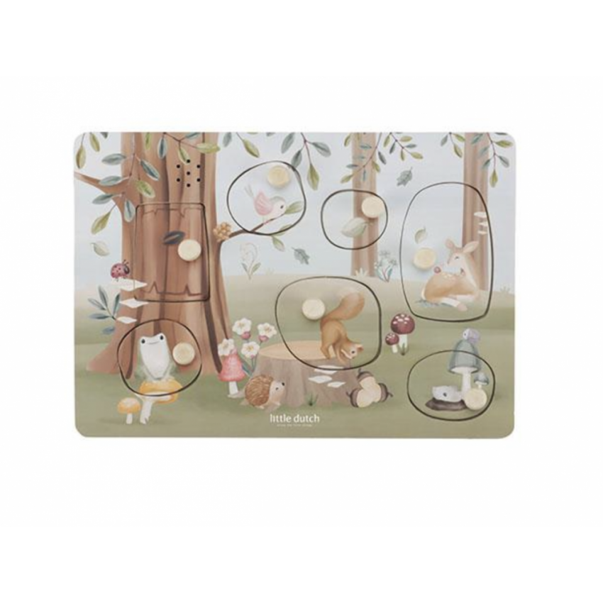 Дървен Музикален Пъзел Forest Friends