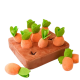 Голяма кутия с меки моркови