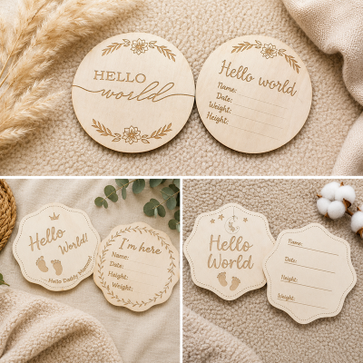 Дървена табелка „ Hello World” Дървена табелка „ Hello World”