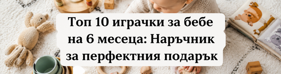Топ 10 играчки за бебе на 6 месеца: Наръчник за перфектния подарък